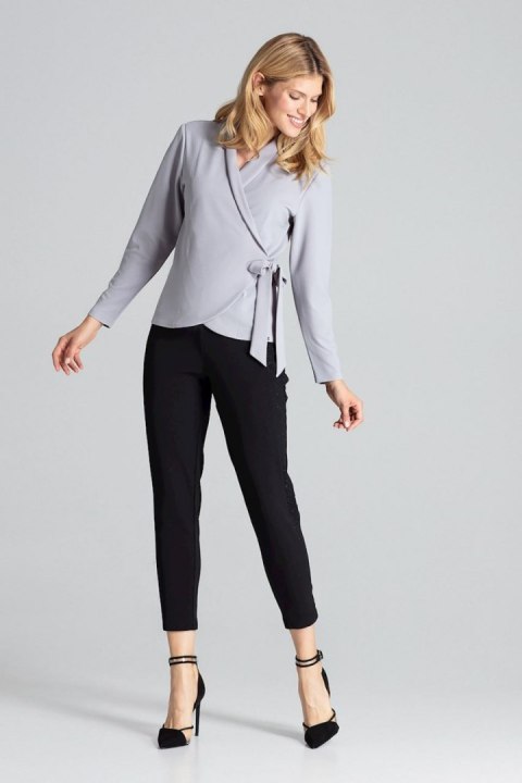 Bluzka Model M692 Grey - Figl - L/XL Bluzka Model M692 Grey - Figl - L/XL