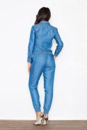 Kombinezon Damski Model 314 Blue - Figl - L Kombinezon Damski Model 314 Blue - Figl - L