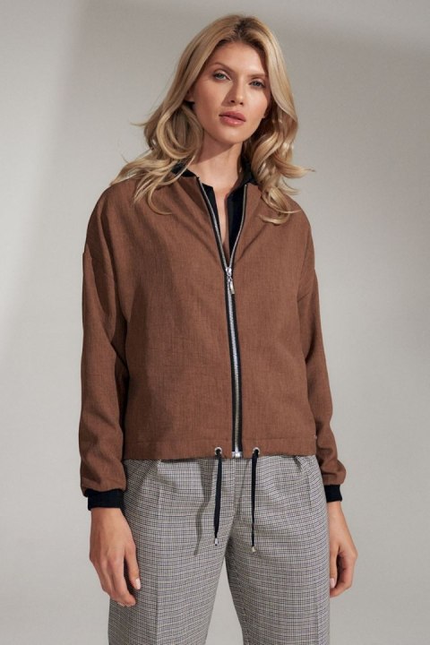 Kurtka Damska Model M733 Brown - Figl - L/XL
