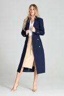 Płaszcz Damski Model M698 Navy - Figl - S Płaszcz Damski Model M698 Navy - Figl - S