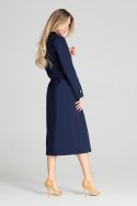 Płaszcz Damski Model M698 Navy - Figl - S Płaszcz Damski Model M698 Navy - Figl - S