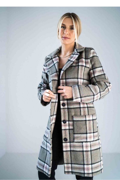 Płaszcz Damski Model M928 Wzór 155 - Figl - XL Płaszcz Damski Model M928 Wzór 155 - Figl - XL