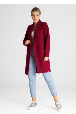 Płaszcz Damski Model M990 Bordo - Figl - M