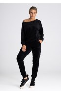 Spodnie Dresowe Model M965 Black - Figl - XL