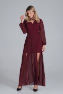 Sukienka Model M850 Bordo - Figl - S Sukienka Model M850 Bordo - Figl - S