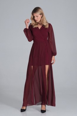 Sukienka Model M850 Bordo - Figl - S