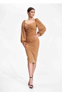 Sukienka Model M871 Beige - Figl - XL