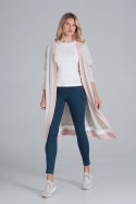 Sweter Kardigan Model M845 Beige/Pink/White - Figl - L/XL Sweter Kardigan Model M845 Beige/Pink/White - Figl - L/XL