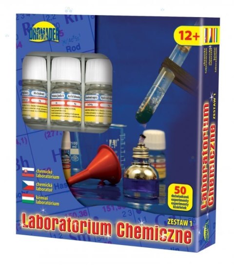 CHEMIK LABORATORIUM CHEMICZNE 50 DOŚWIADCZEŃ ZESTAW 1 #G2 CHEMIK LABORATORIUM CHEMICZNE 50 DOŚWIADCZEŃ ZESTAW 1 #G2