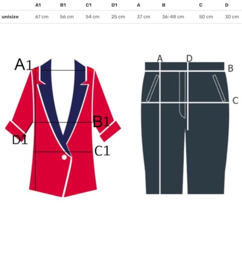 Komplet damski koszula i szorty z printem toile de Jouy CAMILA (Czarny)