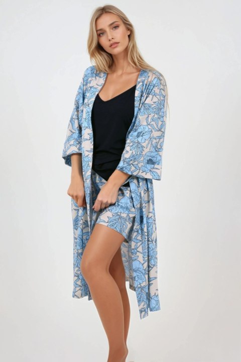 Piżama Damska Model Twilight Blue - Momenti Per Me - XL Piżama Damska Model Twilight Blue - Momenti Per Me - XL