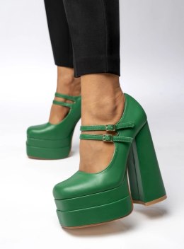 Czółenka na platformie LOIT GREEN - 37