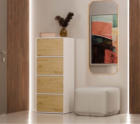 Komoda ALMA Front DĄB ARTISAN Korpus BIEL Komoda ALMA Front DĄB ARTISAN Korpus BIEL