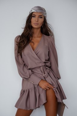 Sukienka Model Anna Krótka 286143828 Mocca - LaBalancia - M/L