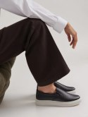 Trampki slip-on ażurowe TOWNS BLACK - 37 Trampki slip-on ażurowe TOWNS BLACK - 37
