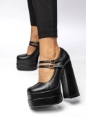 Czółenka na platformie LOIT BLACK - 37 Czółenka na platformie LOIT BLACK - 37