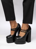 Czółenka na platformie LOIT BLACK - 39 Czółenka na platformie LOIT BLACK - 39