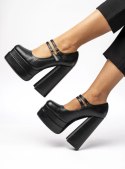 Czółenka na platformie LOIT BLACK - 39 Czółenka na platformie LOIT BLACK - 39