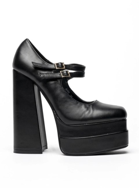 Czółenka na platformie LOIT BLACK - 40 Czółenka na platformie LOIT BLACK - 40