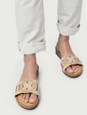 Damskie Ażurowe Klapki CELEST BEIGE - 39 Damskie Ażurowe Klapki CELEST BEIGE - 39