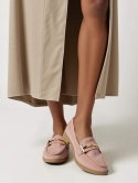 Damskie Loafersy EVANA PINK - Dziewczęcy Styl i Eleganckie Detale - 40 Damskie Loafersy EVANA PINK - Dziewczęcy Styl i Eleganckie Detale - 40