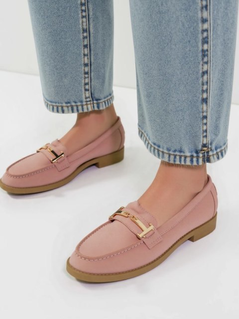 Damskie Loafersy EVANA PINK - Dziewczęcy Styl i Eleganckie Detale - 40 Damskie Loafersy EVANA PINK - Dziewczęcy Styl i Eleganckie Detale - 40