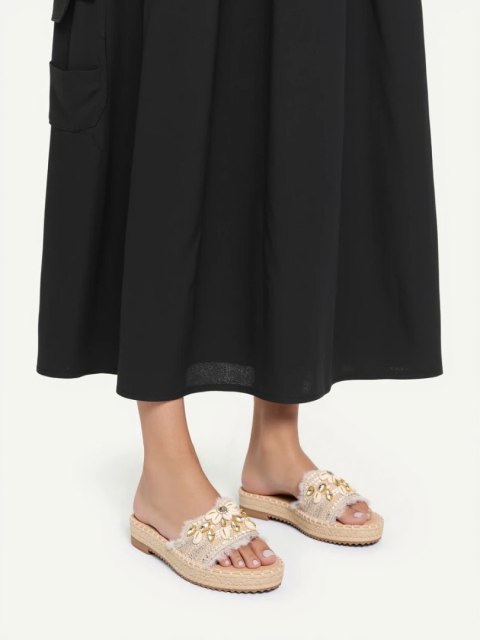 Klapki Plażowe Eleganzio SILVER - 38