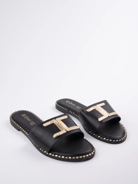 Baleriny damskie eleganckie w kolorze Black - 39 Baleriny damskie eleganckie w kolorze Black - 39