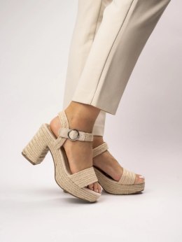 Klapki Eleganzida BEIGE - 39