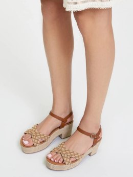 Klapki Eleganzio Camel - 37