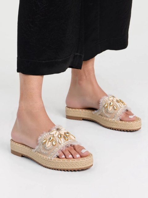 Klapki Plażowe Eleganzio SILVER - 39