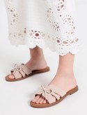 Baleriny damskie eleganckie w kolorze Beige - 39