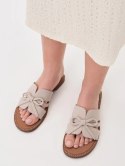 Baleriny damskie eleganckie w kolorze Beige - 39
