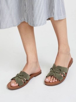 Baleriny damskie eleganckie w kolorze Dk. green - 39