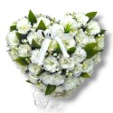 BIAŁE DUŻE SERCE XL STROIK NA CMENTARZ GRÓB NAGROBNA KOMPOZYCJA KWIATOWA BIAŁE DUŻE SERCE XL STROIK NA CMENTARZ GRÓB NAGROBNA KOMPOZYCJA KWIATOWA