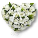 BIAŁE DUŻE SERCE XL STROIK NA CMENTARZ GRÓB NAGROBNA KOMPOZYCJA KWIATOWA BIAŁE DUŻE SERCE XL STROIK NA CMENTARZ GRÓB NAGROBNA KOMPOZYCJA KWIATOWA