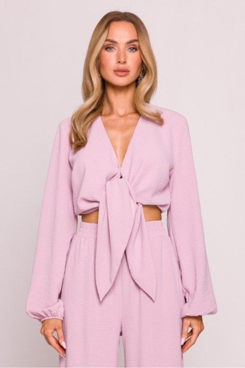 Bluzka Model MOE861 Dirty Pink - Moe - L Bluzka Model MOE861 Dirty Pink - Moe - L