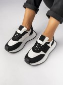 Damskie Sneakersy - Czarny & Biały RAVEN BLACK - 39