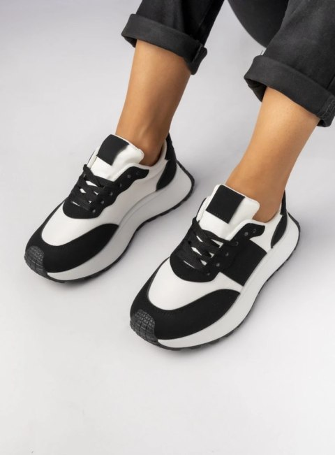 Damskie Sneakersy - Czarny & Biały RAVEN BLACK - 39