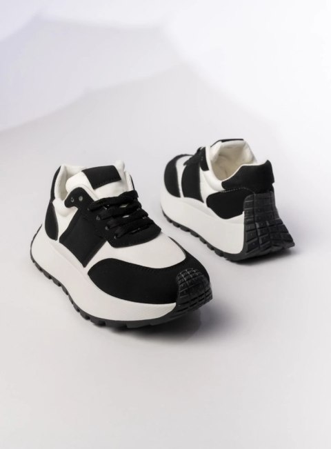 Damskie Sneakersy - Czarny & Biały RAVEN BLACK - 39