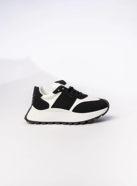 Damskie Sneakersy - Czarny & Biały RAVEN BLACK - 39