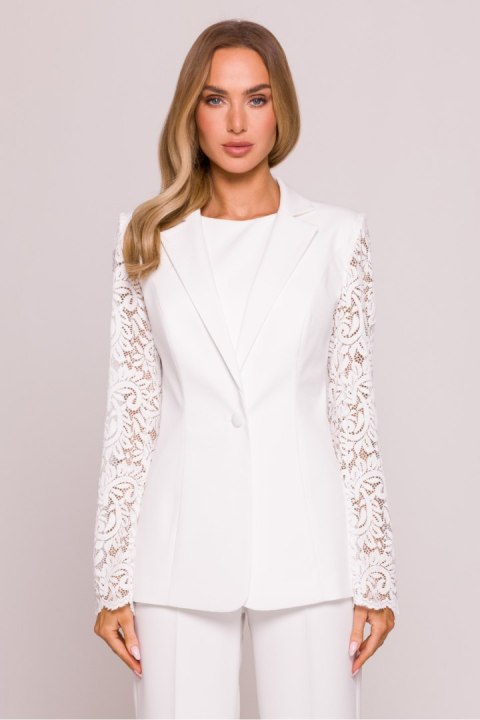 Marynarka Model MOE865 Ecru - Moe - XXL Marynarka Model MOE865 Ecru - Moe - XXL
