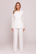 Marynarka Model MOE865 Ecru - Moe - XXL Marynarka Model MOE865 Ecru - Moe - XXL