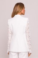 Marynarka Model MOE865 Ecru - Moe - XXL Marynarka Model MOE865 Ecru - Moe - XXL