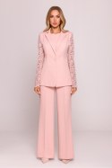 Marynarka Model MOE865 Powder Pink - Moe - M Marynarka Model MOE865 Powder Pink - Moe - M