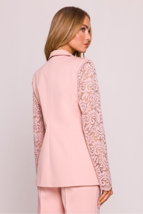 Marynarka Model MOE865 Powder Pink - Moe - M Marynarka Model MOE865 Powder Pink - Moe - M