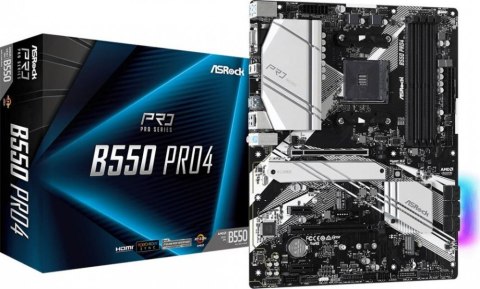 Płyta główna ASROCK B550 PRO4 (Socket AM4 /ATX) Płyta główna ASROCK B550 PRO4 (Socket AM4 /ATX)