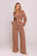 Spodnie Damskie Model MOE862 Czekolada - Moe - XXL Spodnie Damskie Model MOE862 Czekolada - Moe - XXL