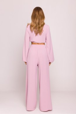 Spodnie Damskie Model MOE862 Dirty Pink - Moe - L