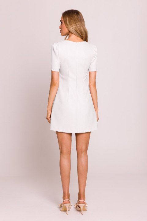 Sukienka Model MOE855 Śmietana - Moe - XXL Sukienka Model MOE855 Śmietana - Moe - XXL